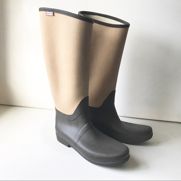 hunter canvas boots